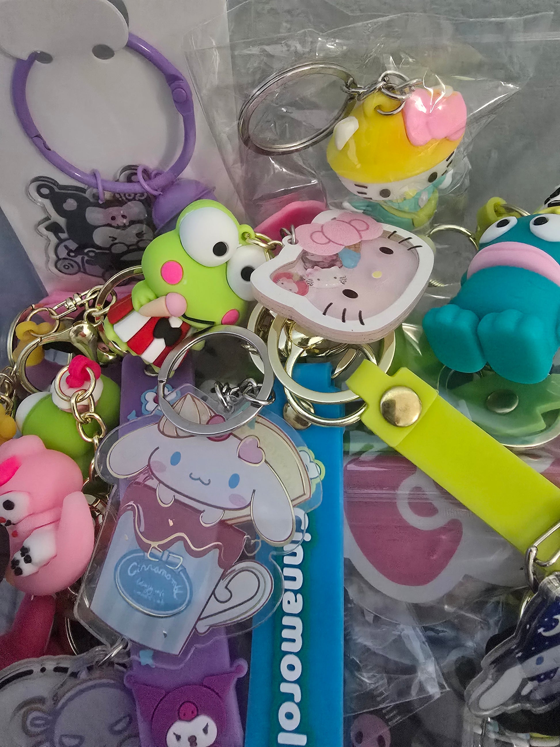 Happy Lucky Keychains/Bag Charms - A free extra Sanrio gift in every bag!