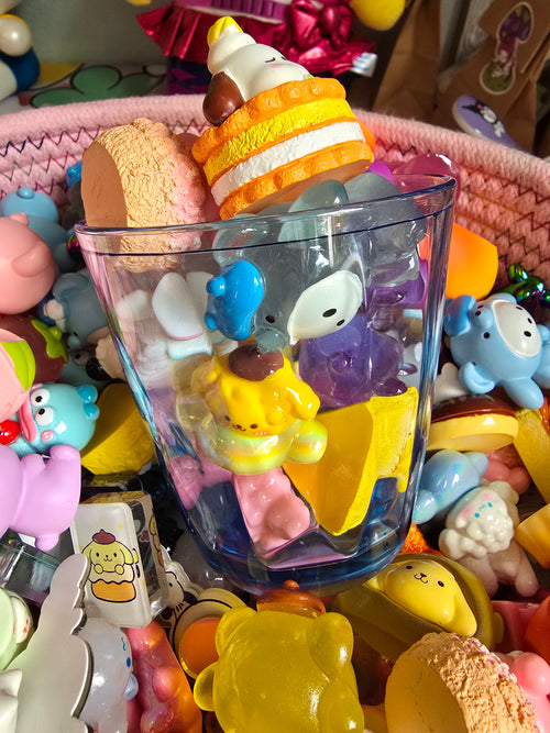 Happy Figurine Scoop - Each scoop contains 16-20 little Sanrio figurines in all shapes and sizes!